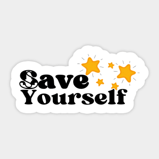 Save yourself Sticker